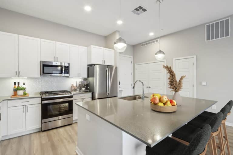 The Aston North Scottsdale apartments luxury kitchen.
