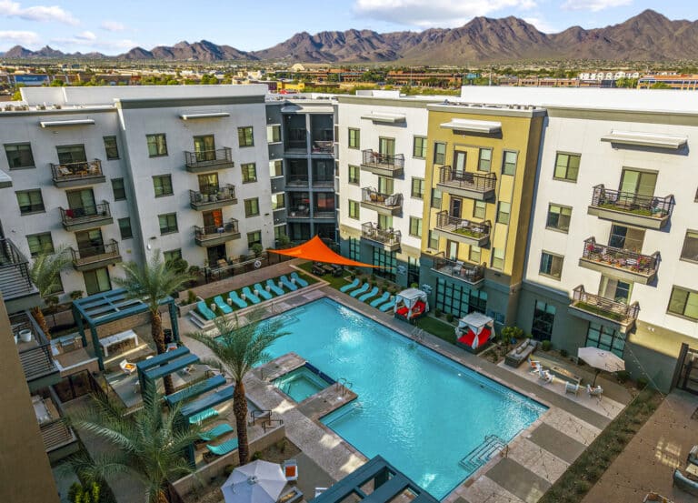 Aston Scottsdale apartments views.